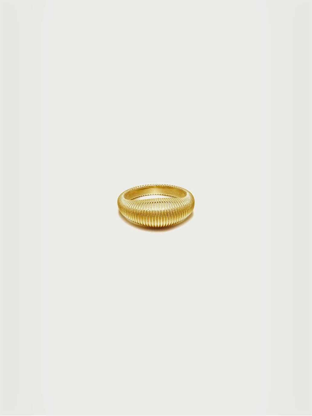 Gold Ripple Ring