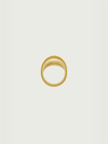 Gold Ripple Ring