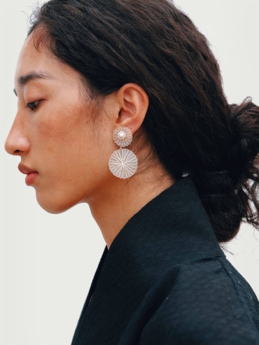 Mapuche Detachable Horsehair Earrings