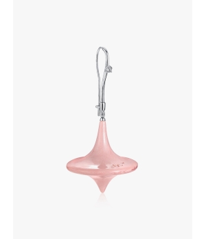 TYS GROCERY Single Smokey Pink Gyroscope Earring