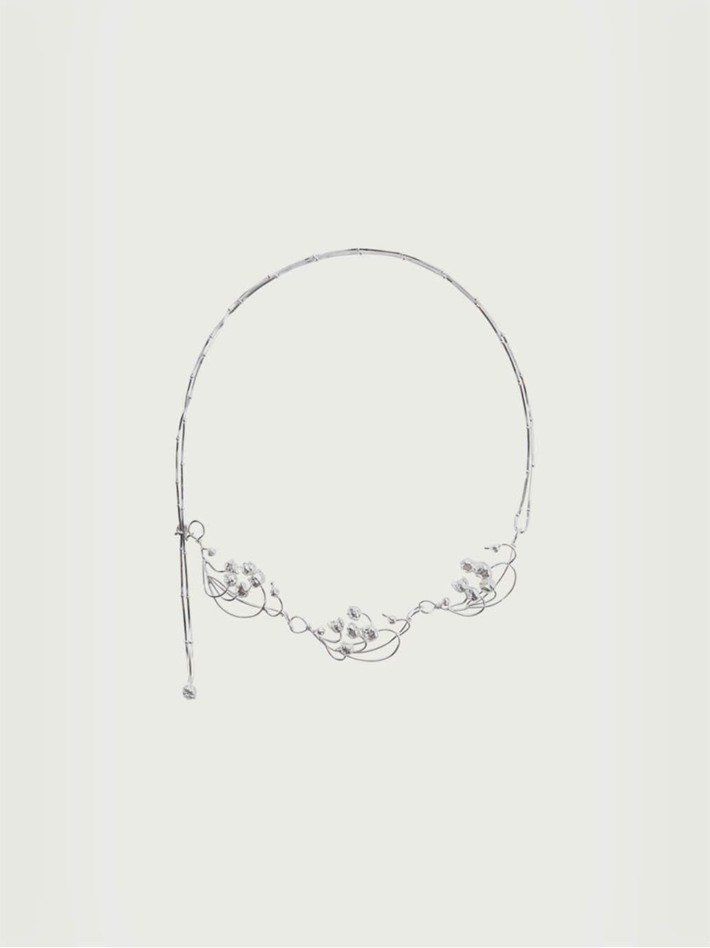 Lily of the Valley Triple Cluster Necklace