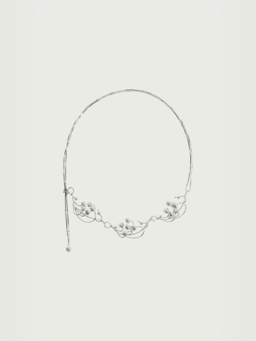 Lily of the Valley Triple Cluster Necklace