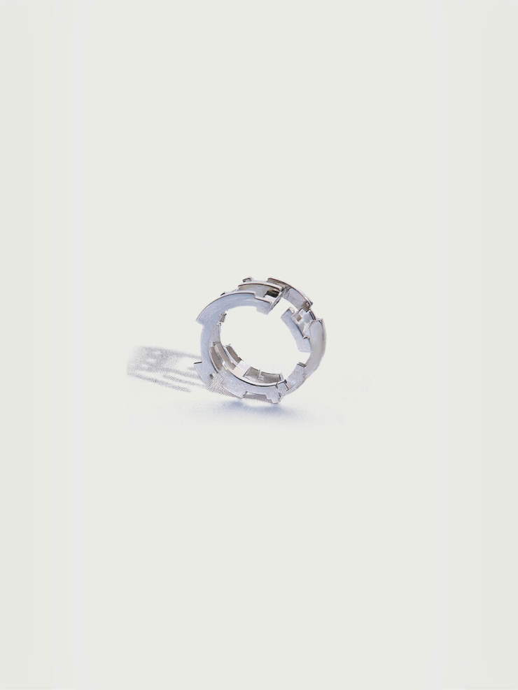 Silver space ring