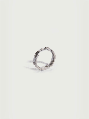 Silver interstellar orbit ring