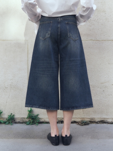 Washed Straight-cut Jorts