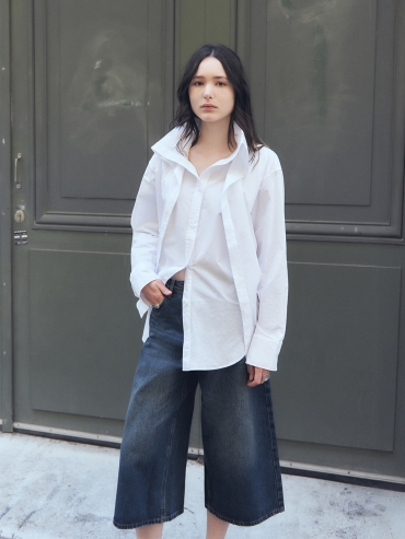 Washed Straight-cut Jorts