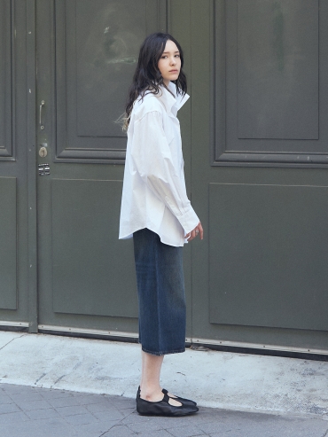 White Faux Two-Piece Shirt