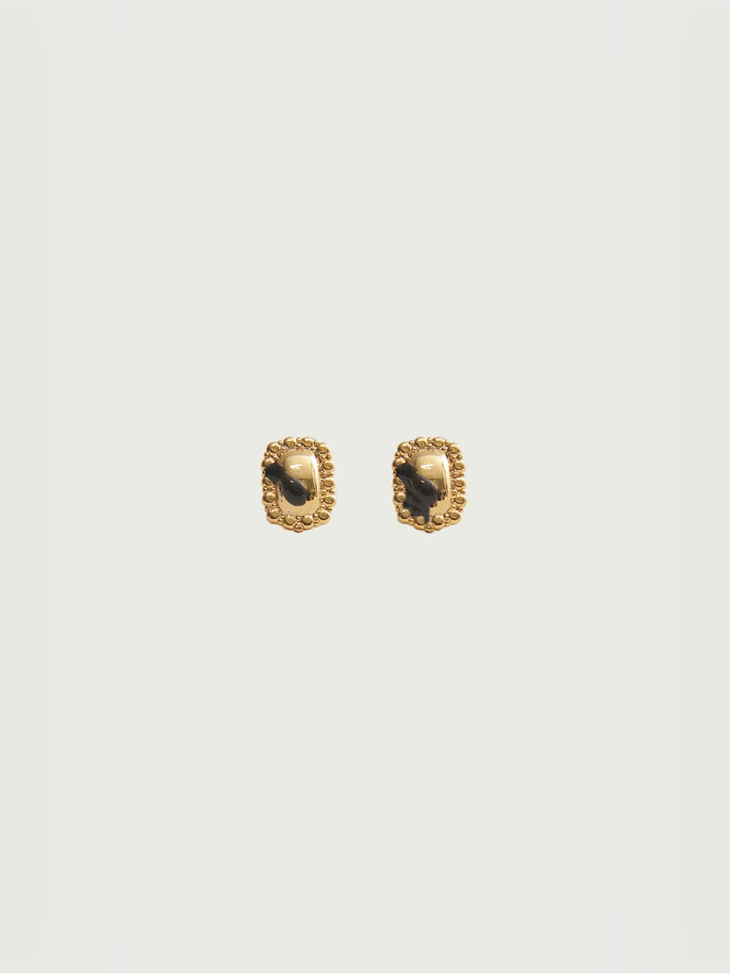 Gold Sterling Floral Gemstone Stud Earrings