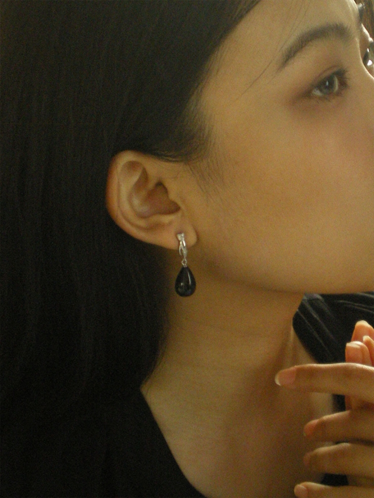 Black Lantern Earrings