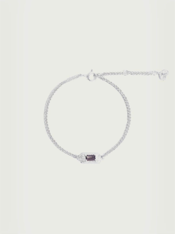 Silver Smoky Corelight Bracelet