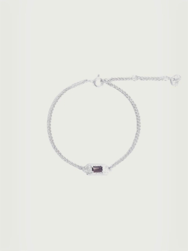 Silver Smoky Corelight Bracelet