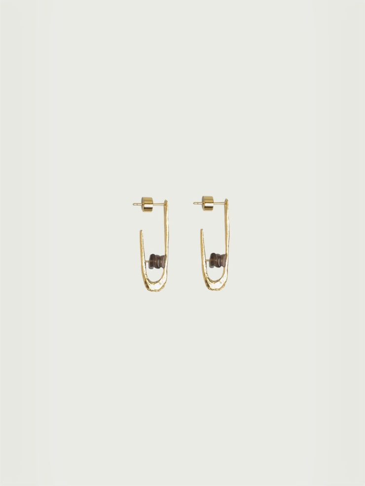 Gold Smoky Flicker Earrings
