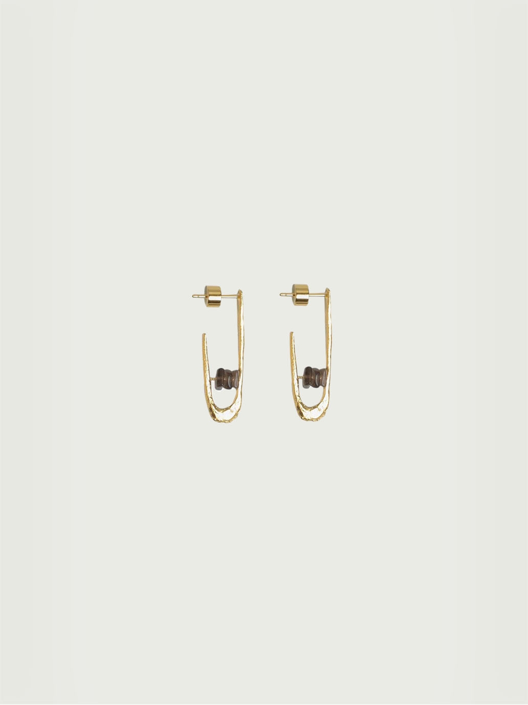 Gold Smoky Flicker Earrings