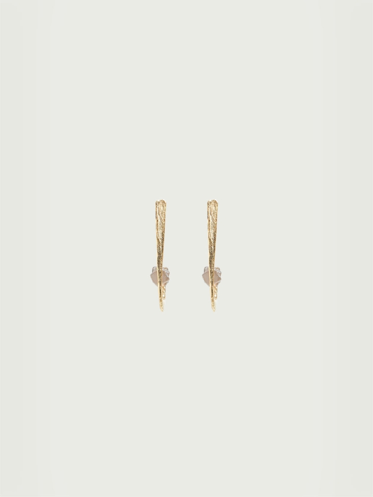 Gold Smoky Flicker Earrings
