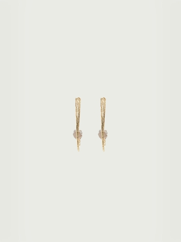 Gold Smoky Flicker Earrings