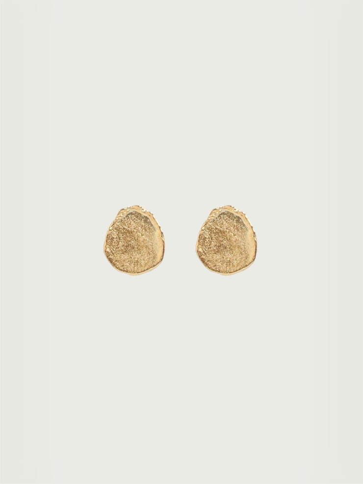 Gold Lustra Stud Earrings