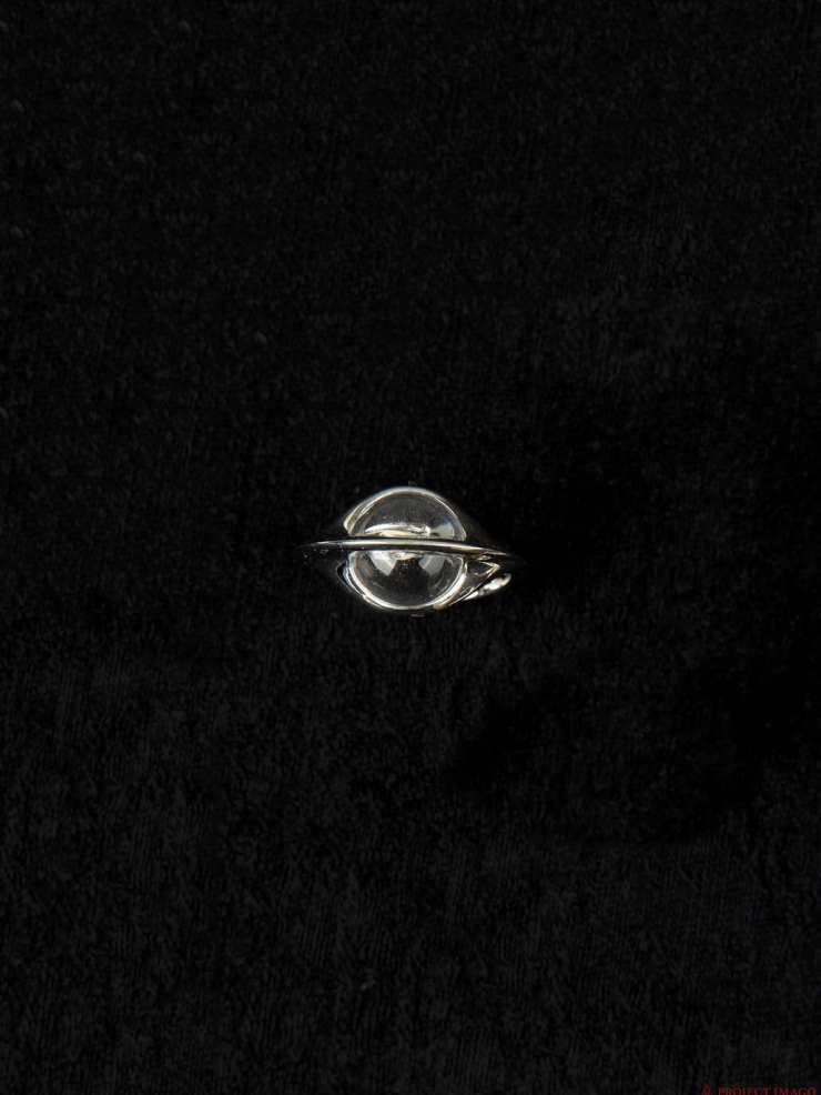 Silver Quartz Crystal Vision Ring
