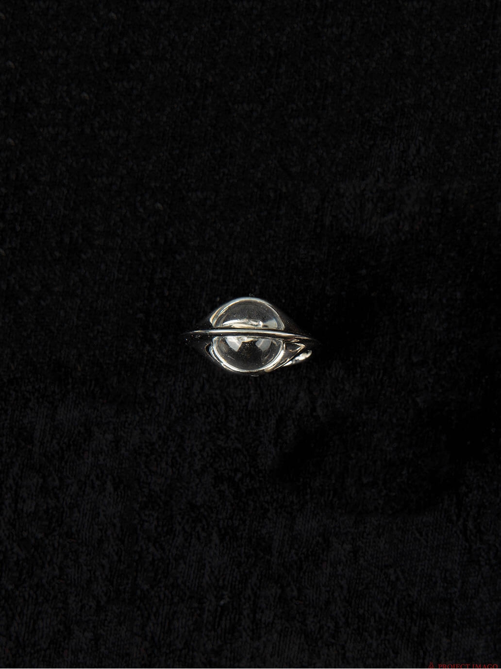 Silver Quartz Crystal Vision Ring