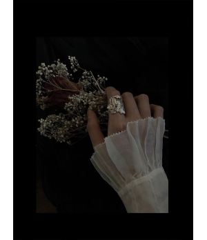 AOKINSIDE Silver Rimu Ring