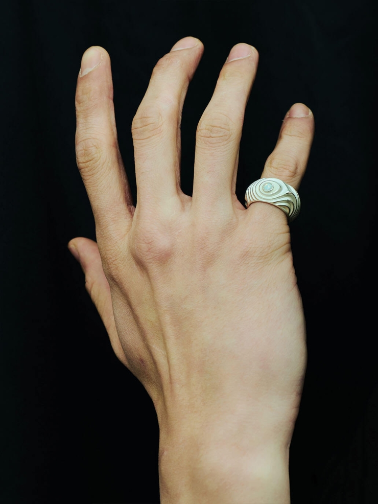 White Eye of Jupiter Ring