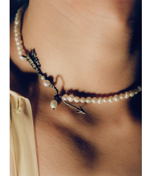 HANYING Arrow Pearl Necklace