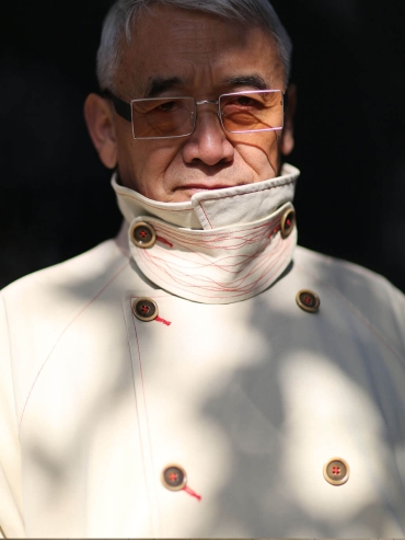 Khaki Long Cocoon Trench Coat