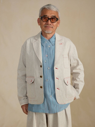 Beige-Grey Vintage Blazer