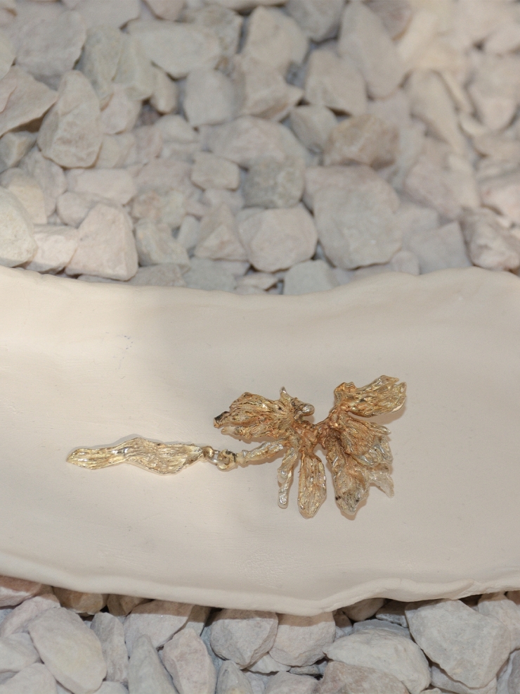 AOKINSIDE Oxidized Wind Eroded Sunflower Earrings