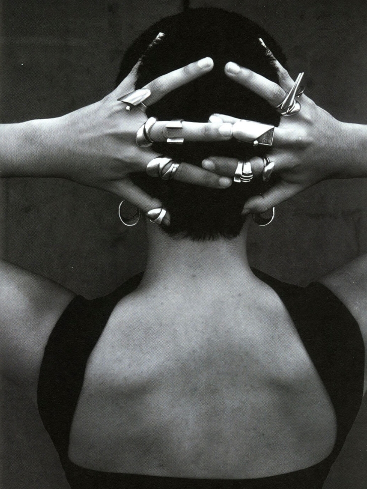 Silver Bold Intertwined Ring