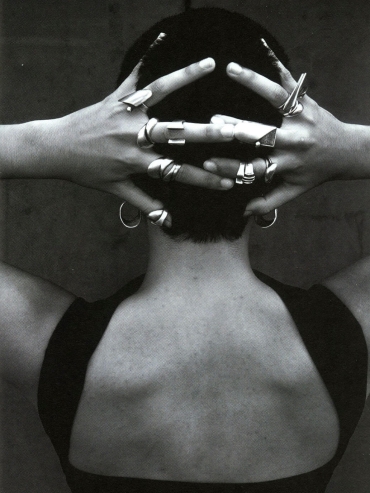 Silver Bold Intertwined Ring