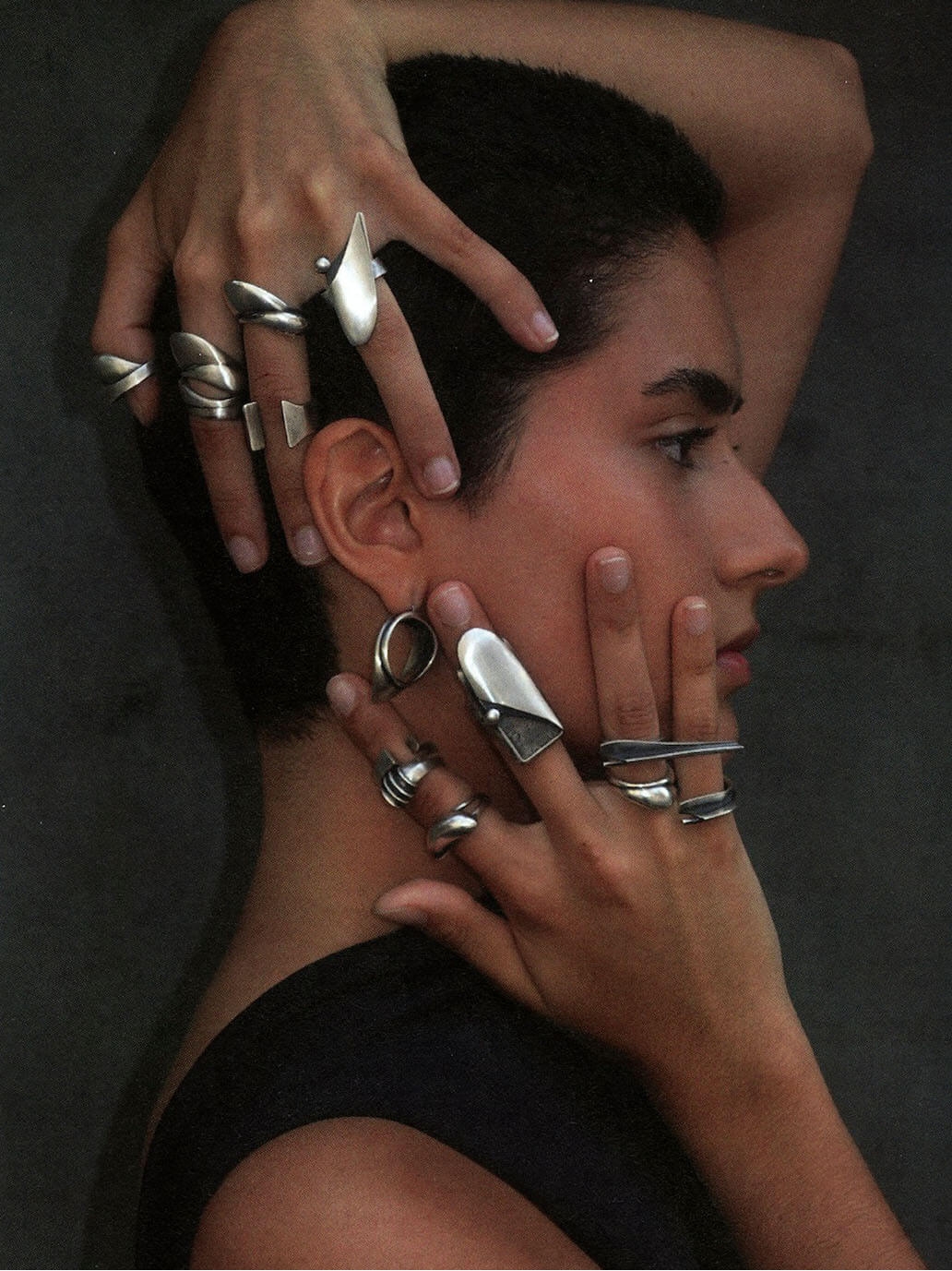 Silver Door Knob Ring