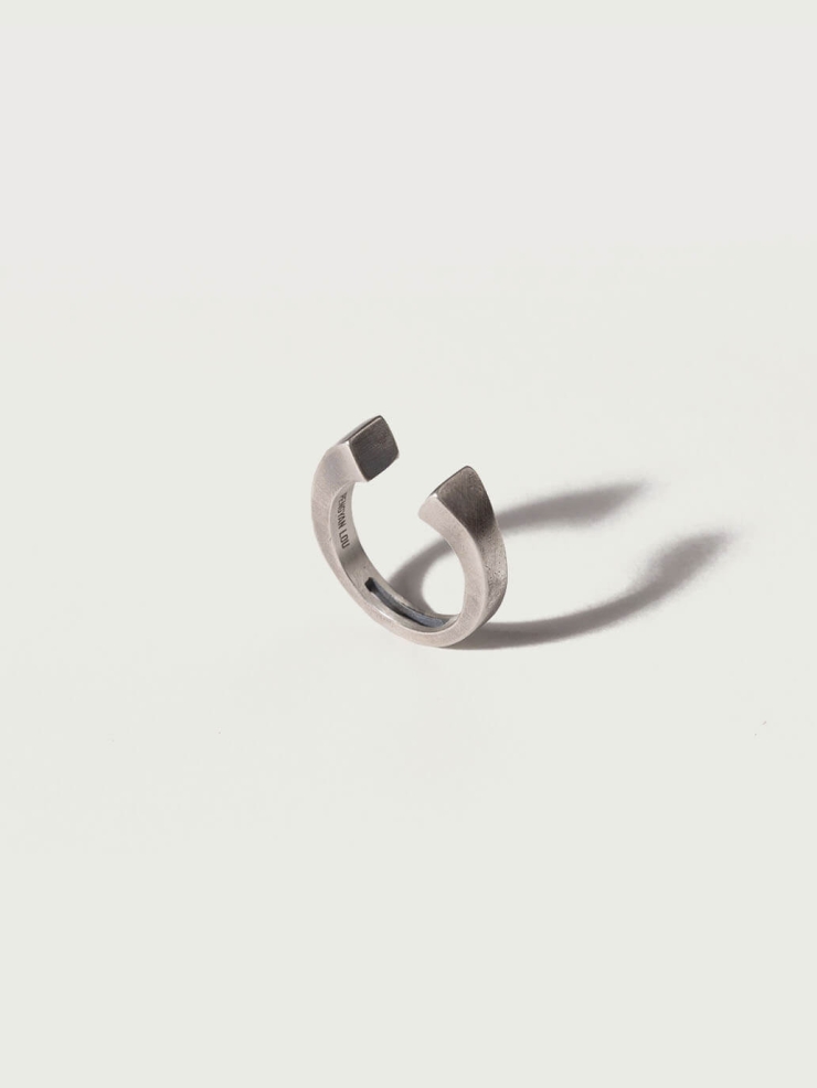 Silver Tapered Open Ring