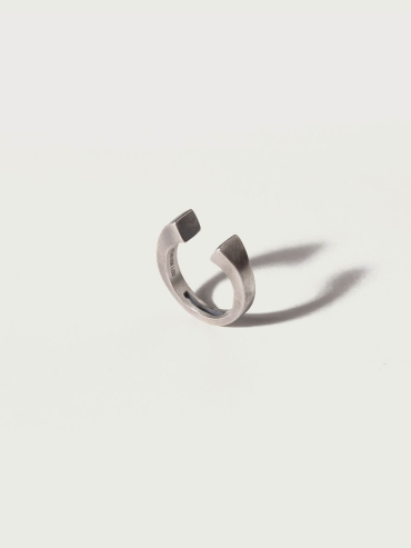 Silver Tapered Open Ring