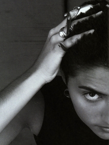 Silver Pleated Open Ring