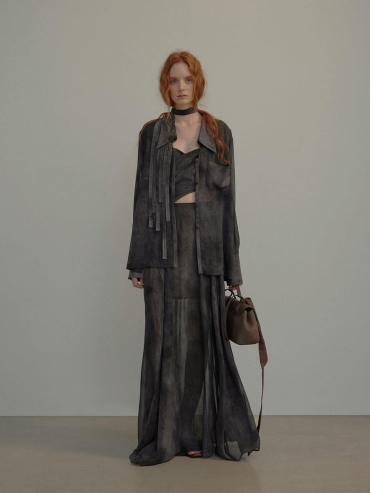 Misty Purple Trimmed Shirt