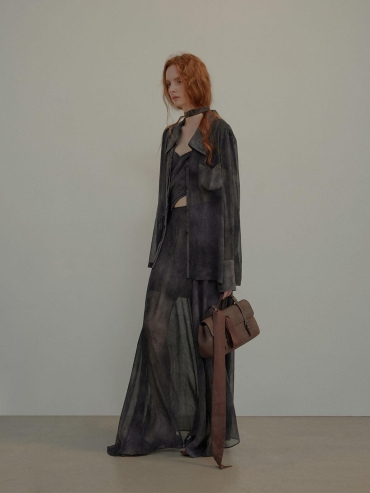 Misty Purple Trimmed Shirt