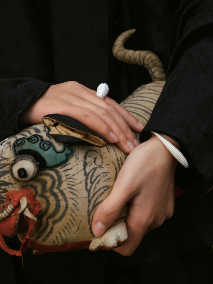 Silver Mother Shell Bracelet