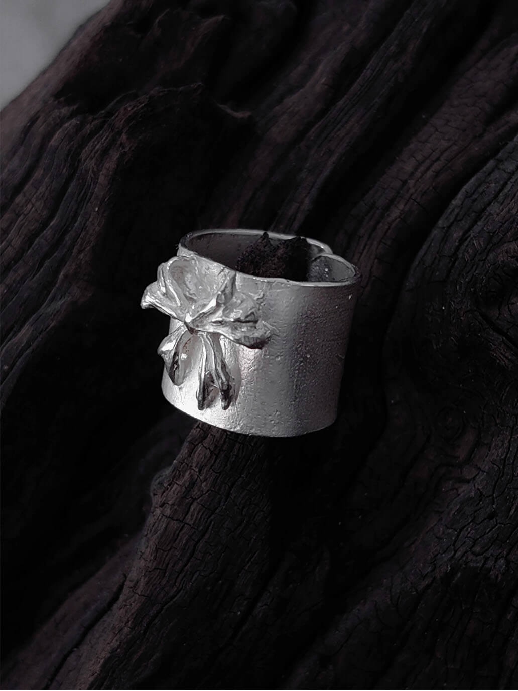 Silver Bow Ring