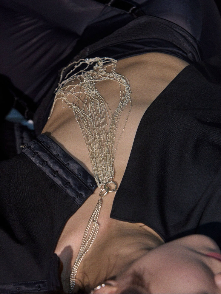 Silver Waterfall Nekelace