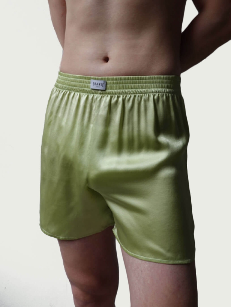 Apple Green Silk Short