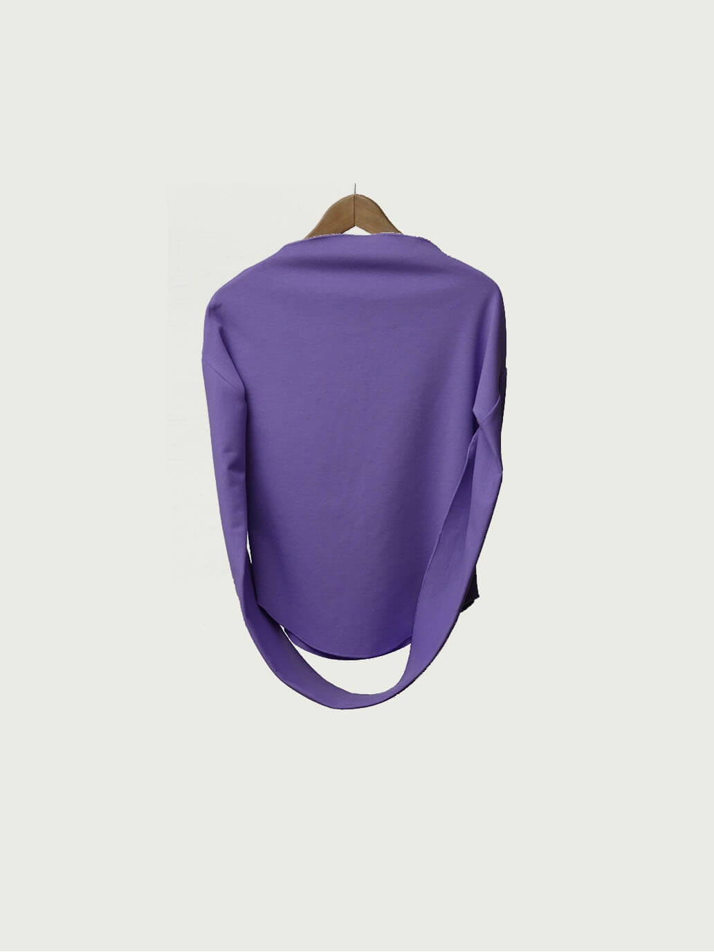 Purple Connected Sleeves T-shirt