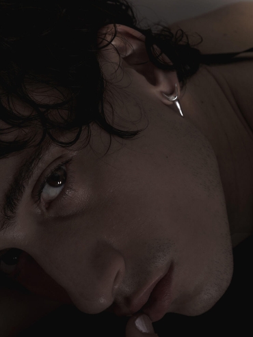 Silver Tiny Fang Earrings