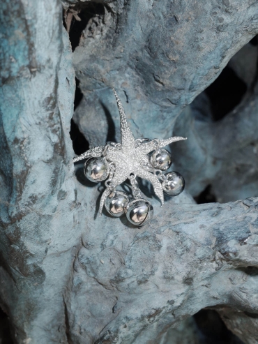 Silver Seastar Ring