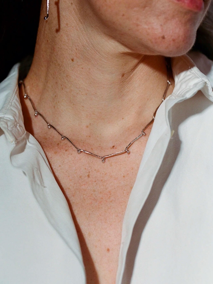 Silver Halo Necklace