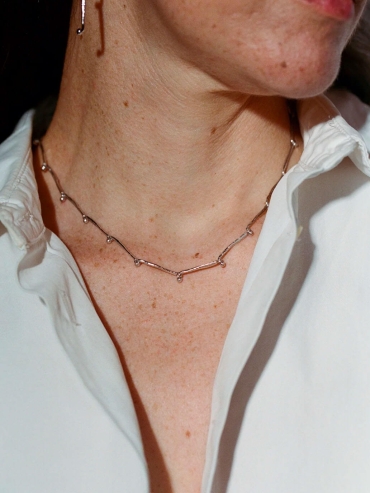 Silver Halo Necklace