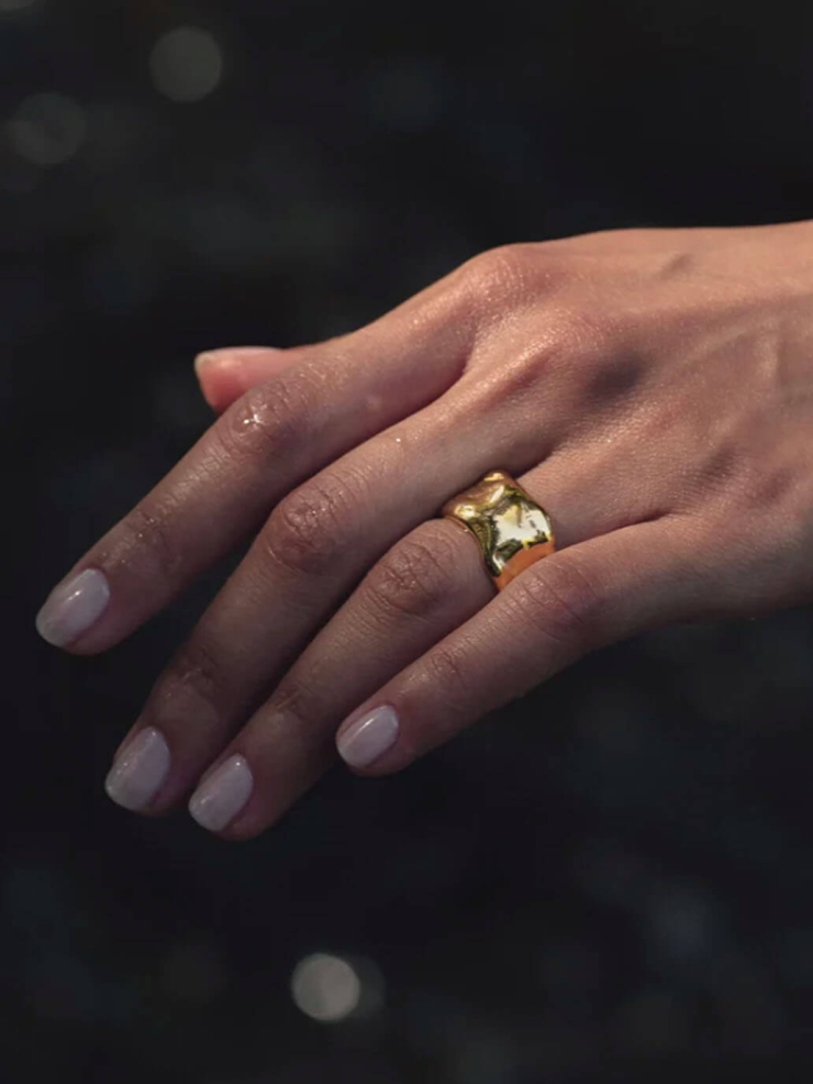 Gold Mona Kerbili Ring