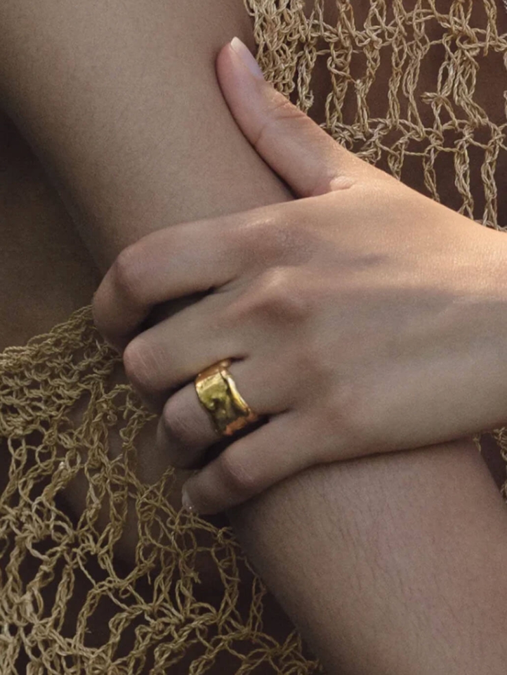 Gold Mona Kerbili Ring