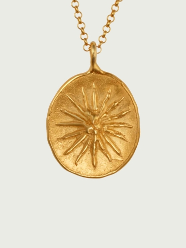 Gold Solar Vow Necklace