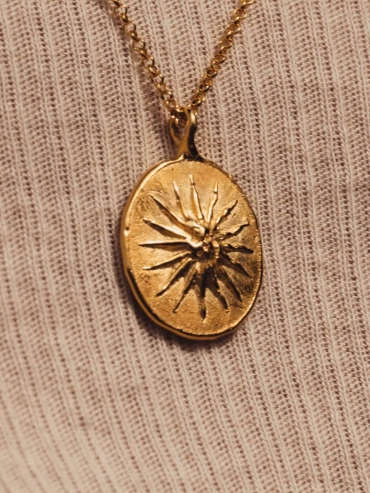 Gold Solar Vow Necklace