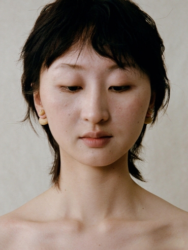 Wayfarer’s  Fruit Small  Boxwood Sterling  Silver Earrings